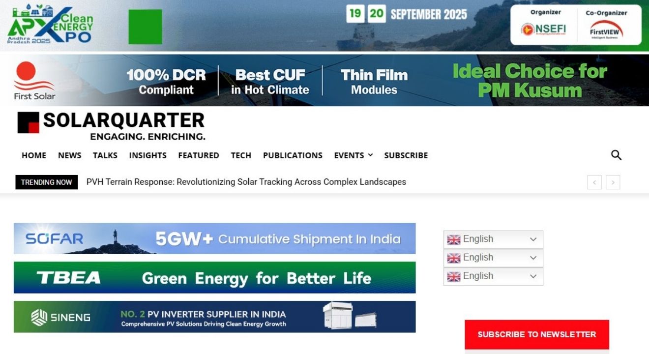 Sunchaser Structures: An Indian Success Story in Solar Tracking Innovation