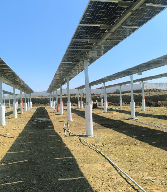 Agri Voltaic Single-Axis Trackers: AgriChase